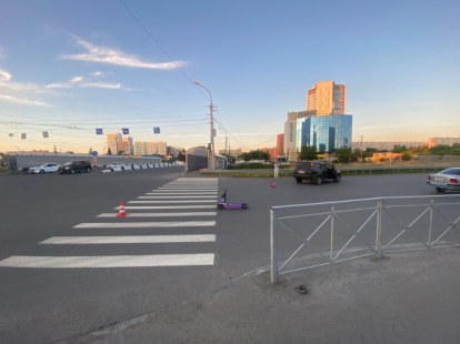 «Хонда» сбила 14-летнего подростка на электросамокате в Новосибирске