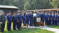 В Новосибирске реконструировали памятник служебной собаке