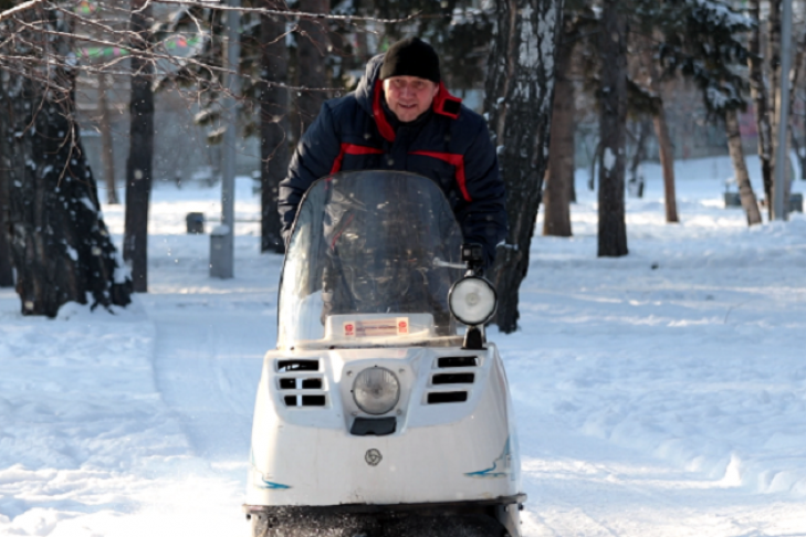 Лыжню откроют в центре Новосибирска