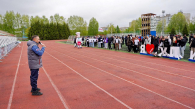 Новосибирский олимпийский чемпион провёл зарядку для студентов