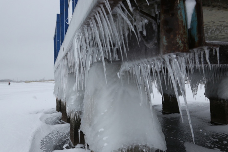 Сильные морозы в новосибирске