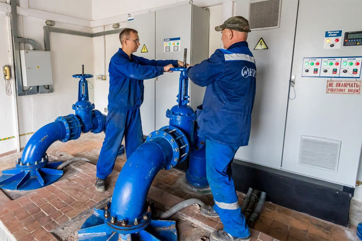 Горводоканал досрочно завершил работы на магистральном водоводе в Новосибирске