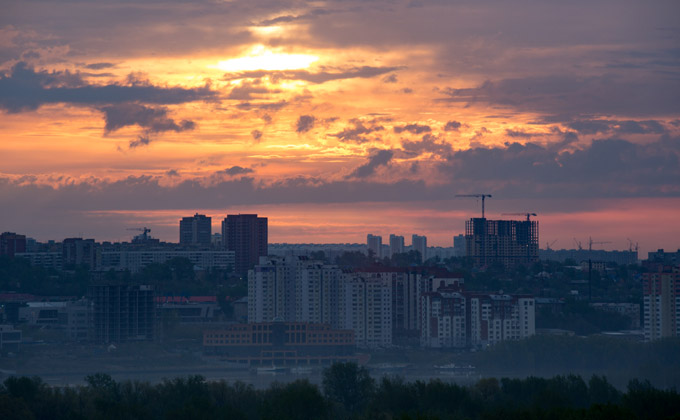 город фото Виктора Боровских