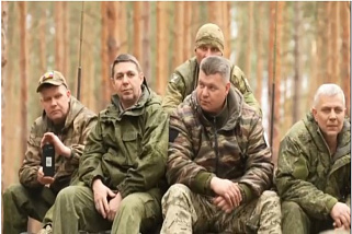 Новосибирские танкисты спели «День Победы» в зоне СВО