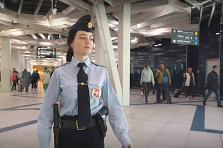 На службе не бывает скучно: сержант полиции Екатерина Осадчих о работе в аэропорту Толмачево