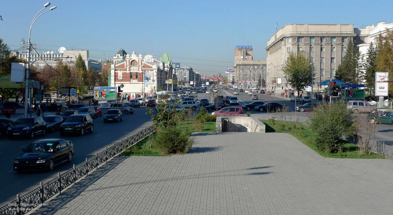 Центральная улица Новосибирска