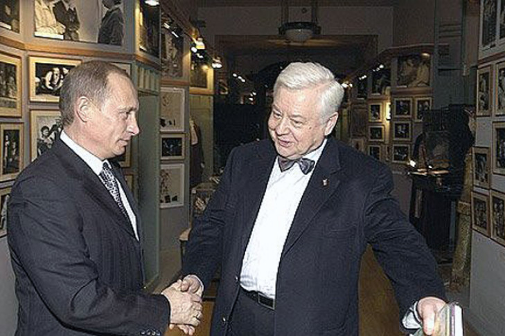 Владимир Путин поздравил Олега Табакова с 80-летием