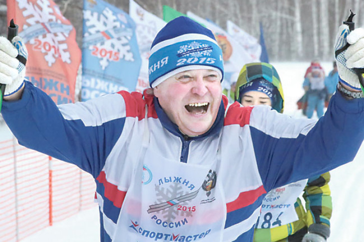Сын олимпийской чемпионки обогнал маму на «Лыжне России»