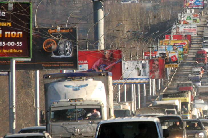 Треть рекламы исчезло с новосибирских улиц