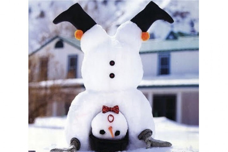 Участвуйте в конкурсе на самого оригинального снеговика