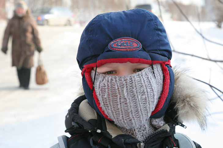 Погода в Новосибирске:  мороз, смог и без осадков