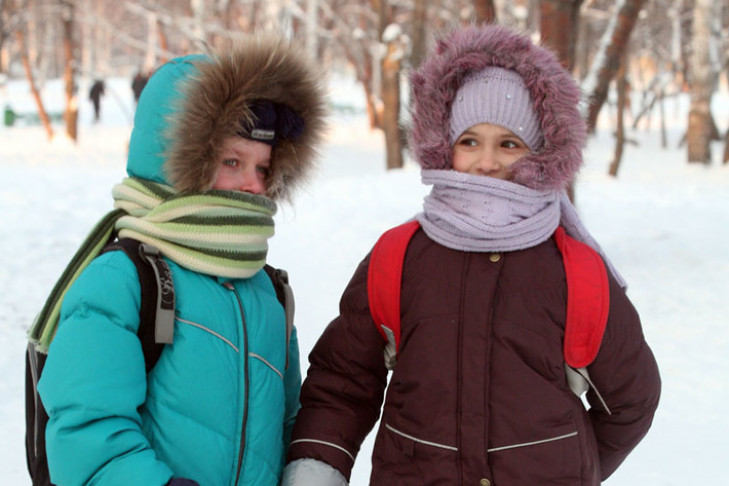 В Новосибирск идут сильные морозы до минус 29