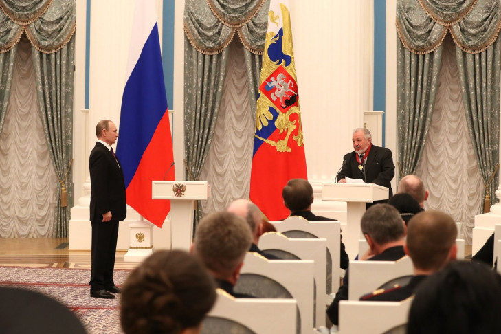 Путин наградил жителя Новосибирска орденом «За заслуги перед Отечеством»