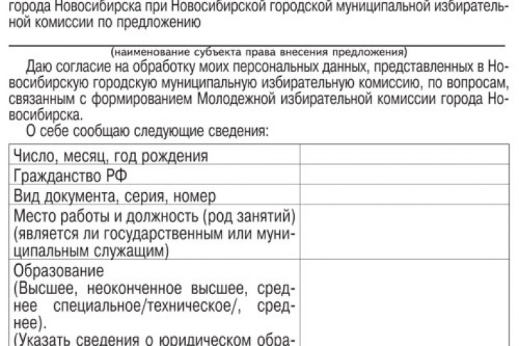 Новосибирская городская муниципальная избирательная комиссия