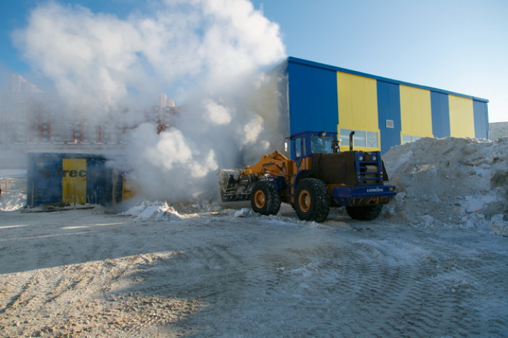 Вторую снегоплавильную станцию в Новосибирске построят на левом берегу